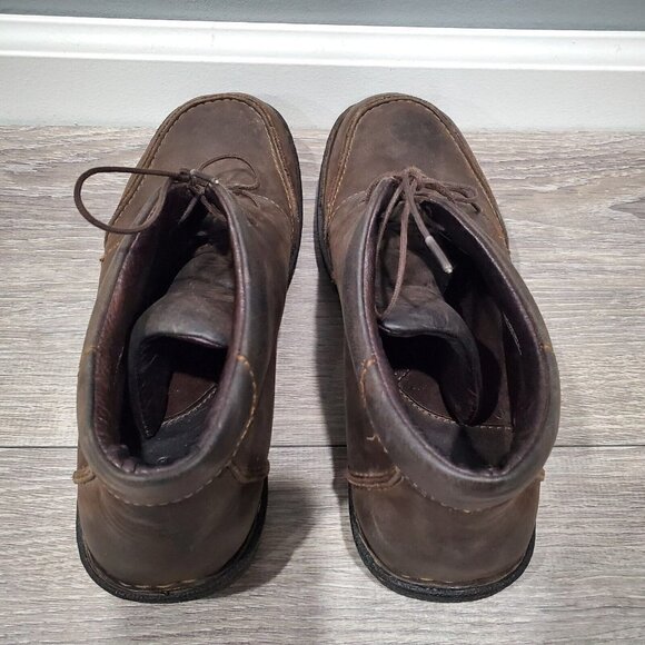 Born Henrik Mens Chukka Ankle Boots Brown Leather Lace Up Sz 9/40.5 - Picture 5 of 16